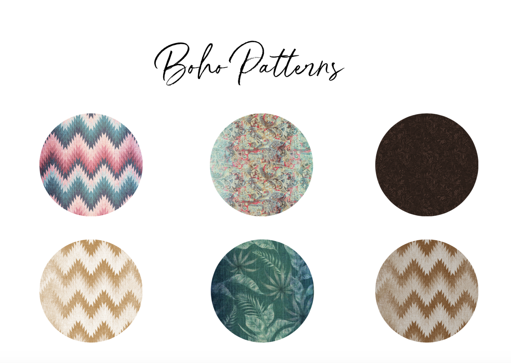 Boho patrones design